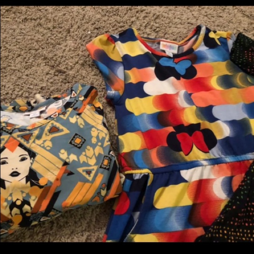 5 Lularoe dresses size 12 NWT
